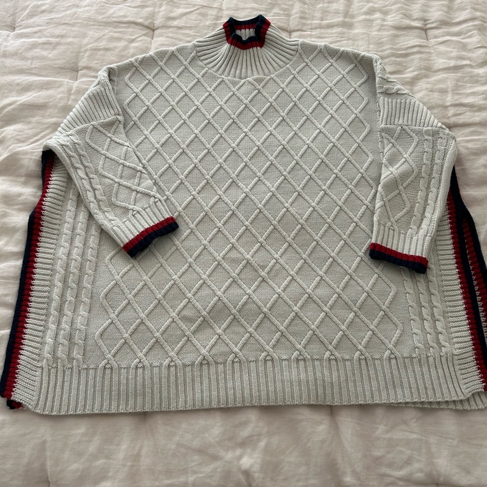 Mersea sailor sweater one size - color listed as alabaster cream